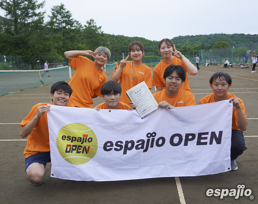 TENNIS-CAMPespajioOPEN2024-2nd優勝 ピチピチ大学生☆