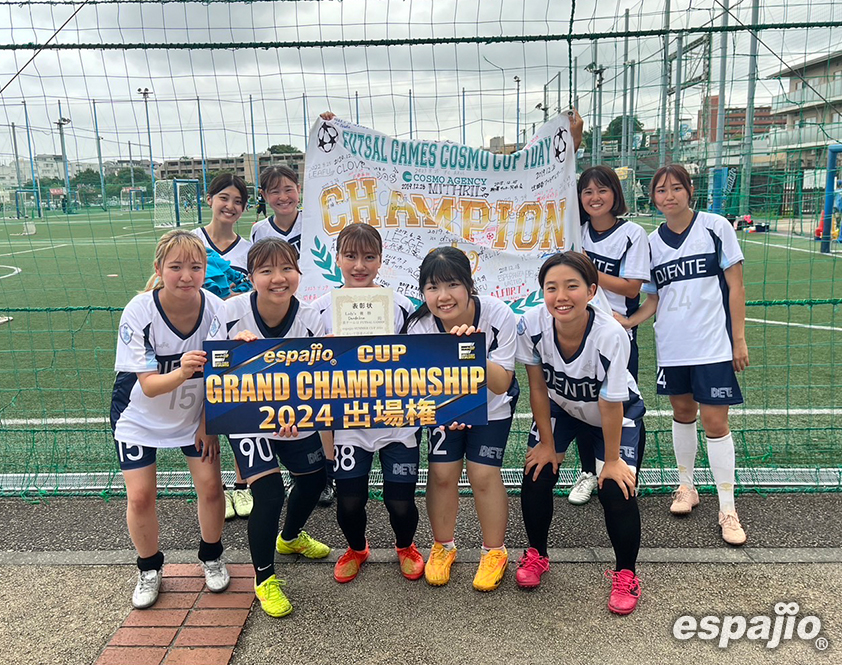 フットサルespajiocup2024summer cup-Lady's優勝Dandelion