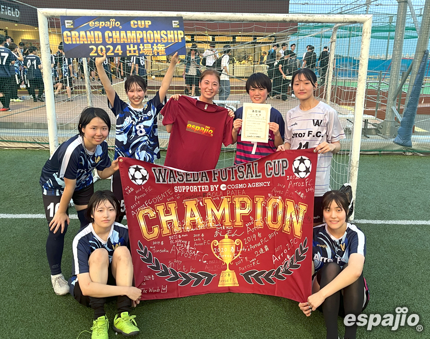 WFC2024夏大会_Lady's優勝Arroz F.C.F