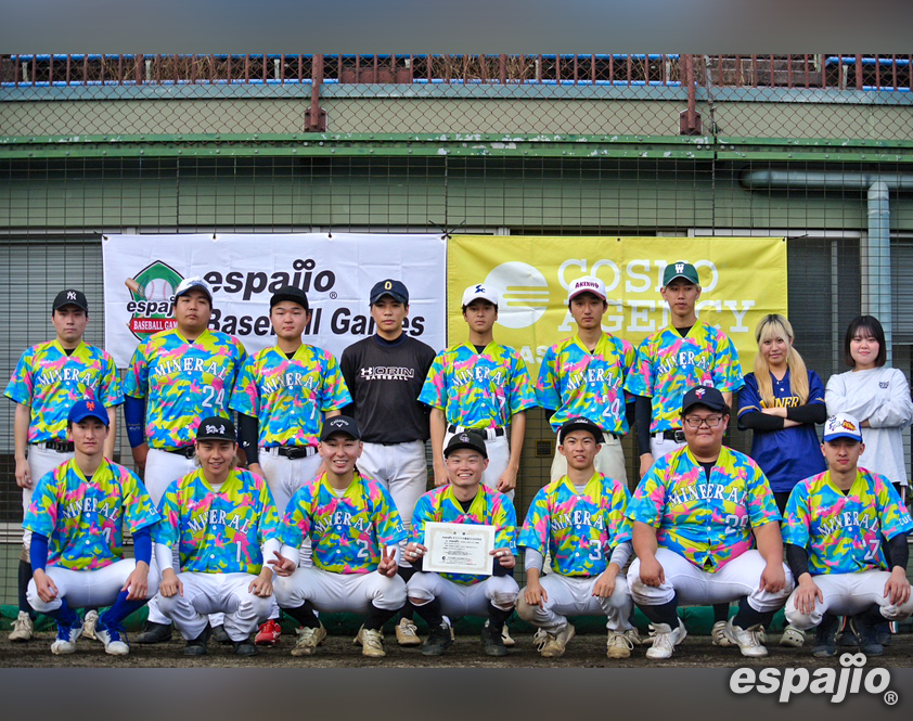 エスパジオ野球大会2024_6thステージ準優勝　MINERALさん