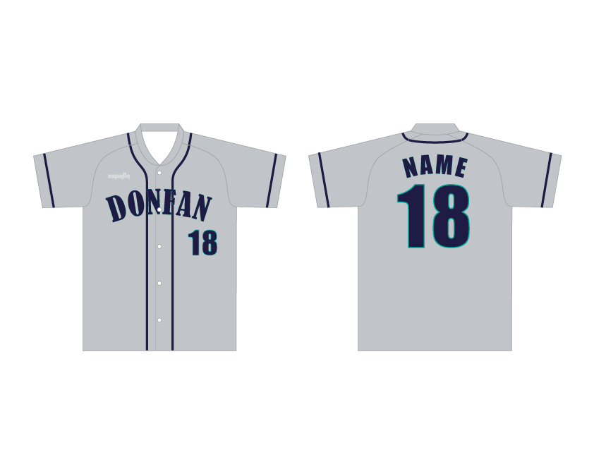 立教大学DONFAN様昇華野球ユニフォームデザイン