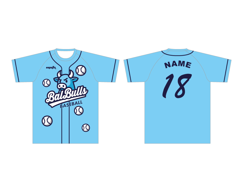 成蹊大学BalBulls様野球ユニフォームデザイン