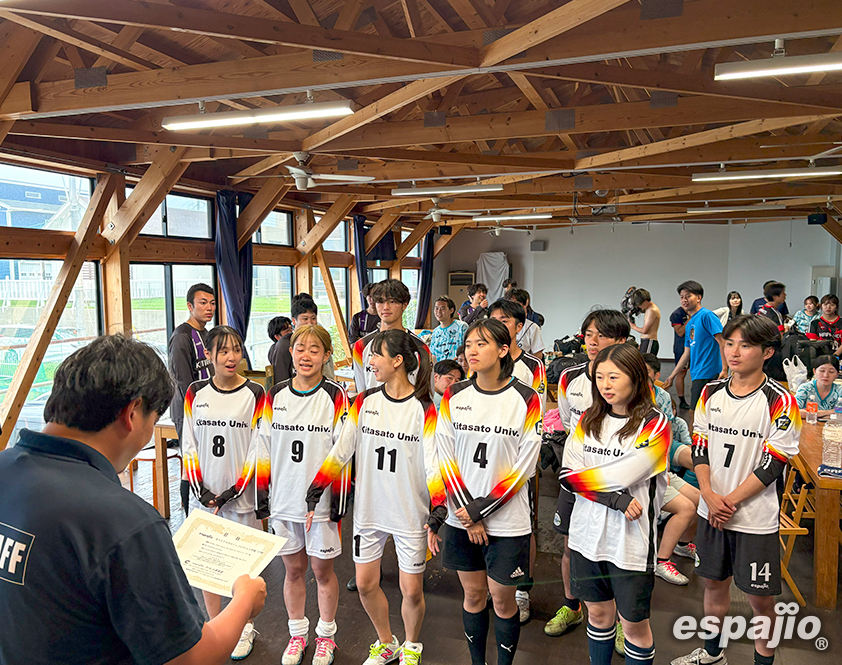 FUTSAL_GAMES_espajioCUP2025_3rdーベストドレッサー賞　北里大学薬学部フットサル部