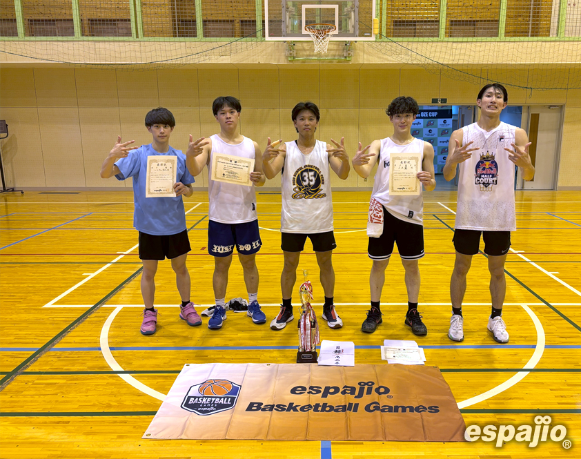 Basketball Games 2025 espajio OZE Spring CUP 3rd STAGEー男子優勝 トリプルダブル