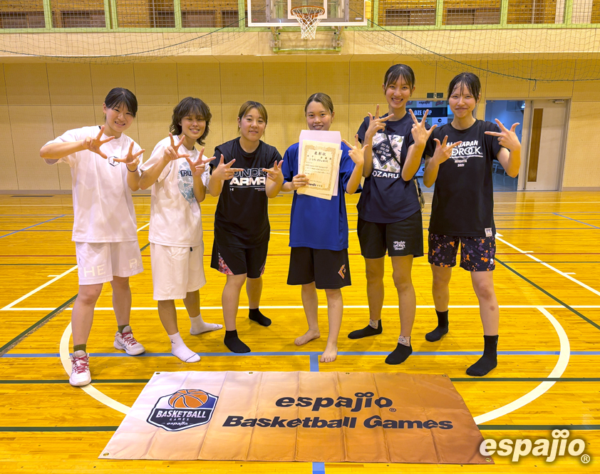 Basketball Games 2025 espajio OZE Spring CUP 3rd STAGEー女子準優勝 トリプルダブル(A)