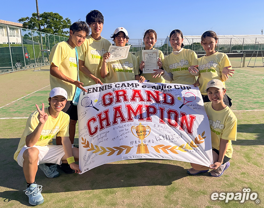 HEAD_TENNIS-CAMPespajioOPEN2025-2ndー優勝 サトーココノカドー