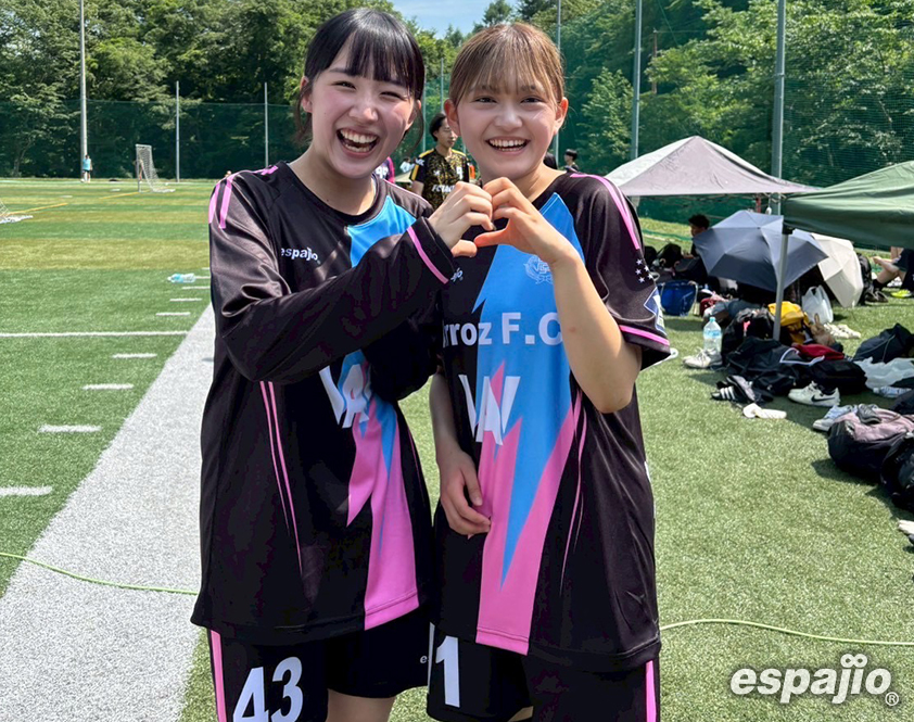 早稲田大学Arroz F.C.様フットサルユニフォーム着用お写真前面