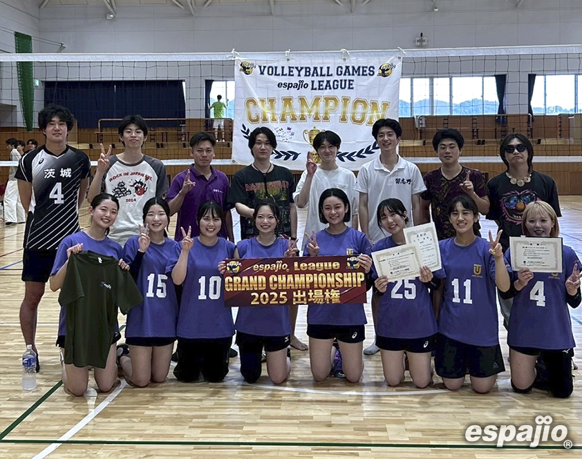 VOLLEYBALLGAMESespajioLEAGUE2025-2nd女子優勝ONE様
