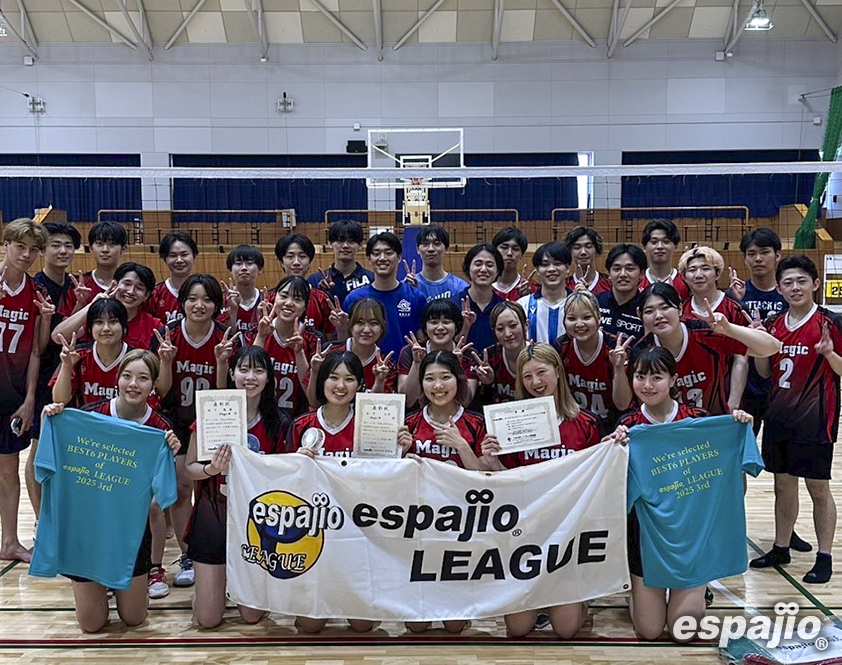VOLLEYBALLGAMESespajioLEAGUE2025-3rd-Lady's優勝Magic★