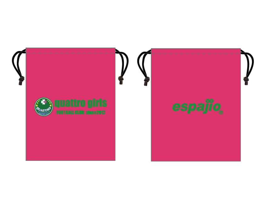 quattro-girls様シューズバッグデザイン