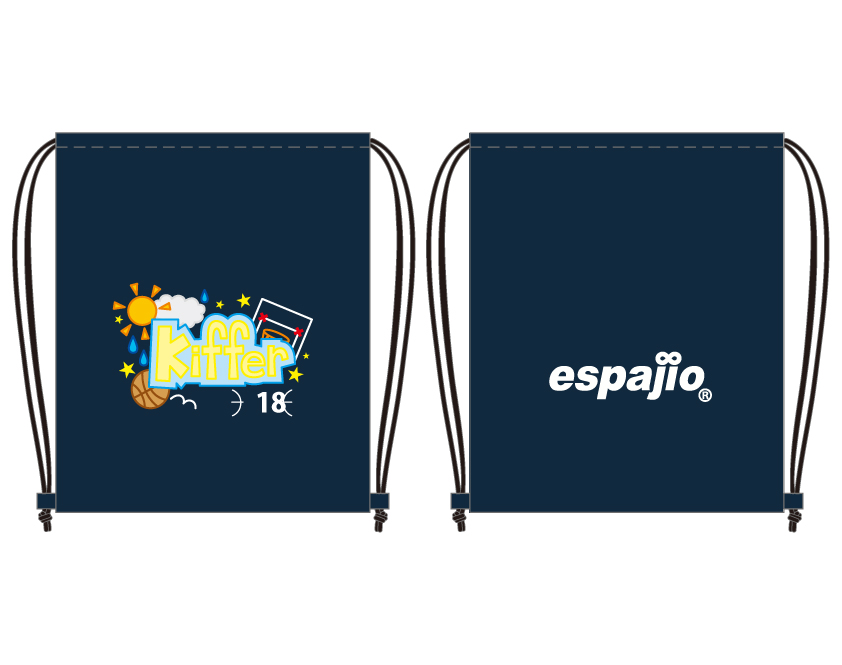 江戸川大学kiffer様ランドリーバッグデザイン