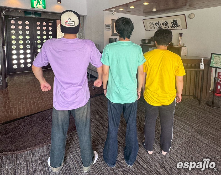 神奈川大学アカペラサークルJACK様オリジナルＴシャツ着用お写真背面