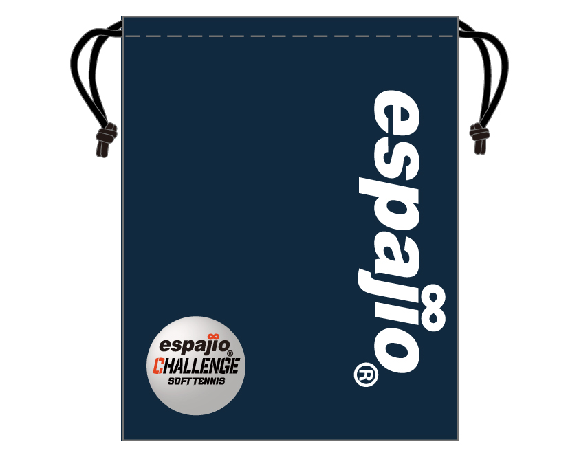 ソフトテニス大会様シューズバッグデザイン