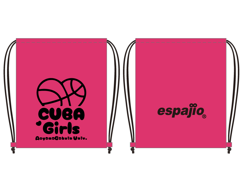 青山学院大学CUBA様ランドリーバッグデザイン