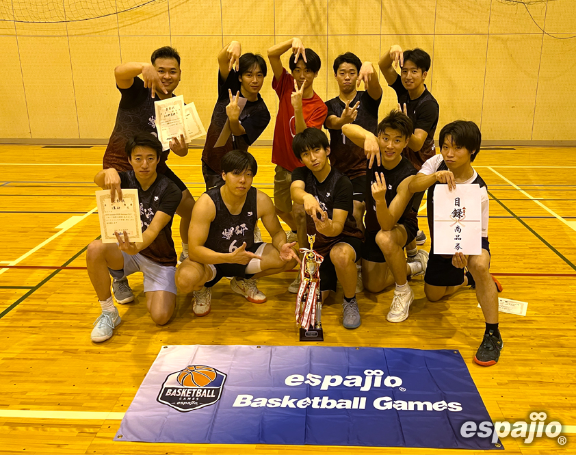 BasketballGames 2025 espajio OZE Autumn CUP 1stー男子優勝 爆研