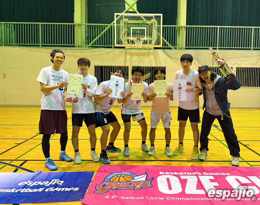 BasketballGames 2025 espajio OZE Autumn CUP 3rdー男子優勝 Themis.(A)