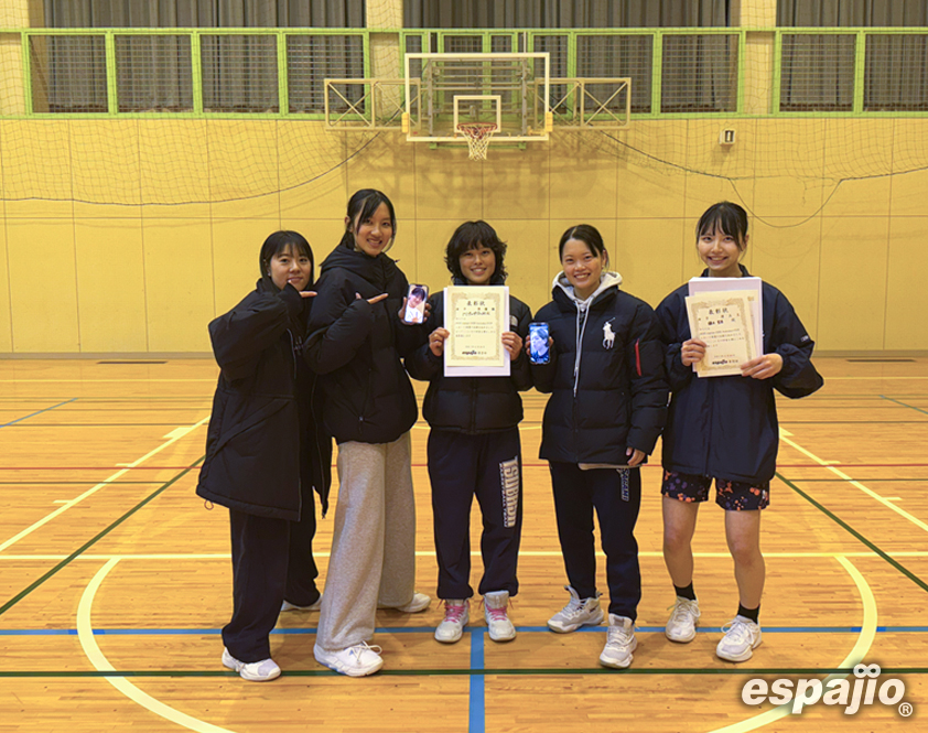 BasketballGames 2025 espajio OZE Autumn CUP 5thー女子準優勝トリプルダブル(A)