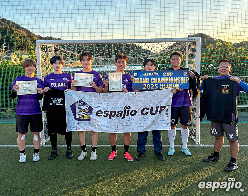 FUTSAL_GAMES_espajioCUP2025_9thMen's優勝 FC.ASA