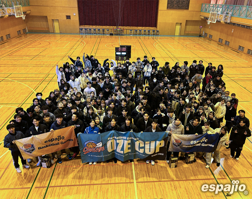 BasketballGames 2025 espajio OZE Autumn CUP 4thー集合写真