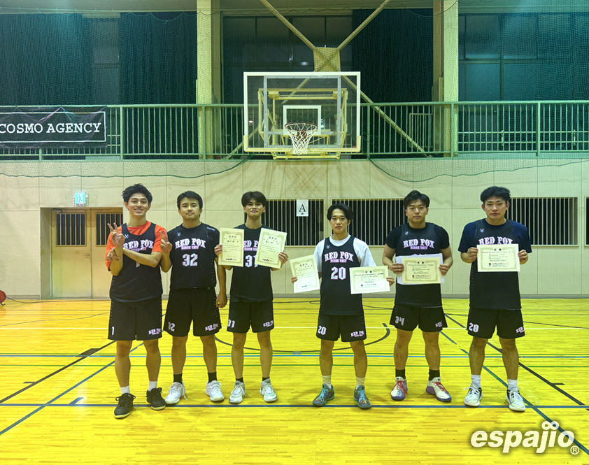 BasketballGames 2025 espajio OZE Autumn CUP 4thー男子準優勝 RED FOX(A)
