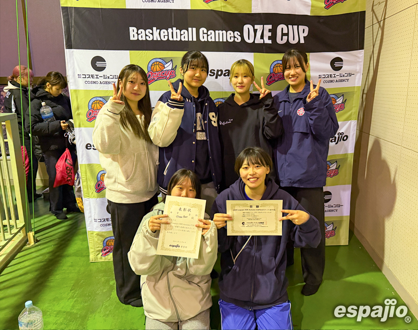 BasketballGames 2025 espajio OZE Autumn CUP 3rdー女子3位 Three Peat