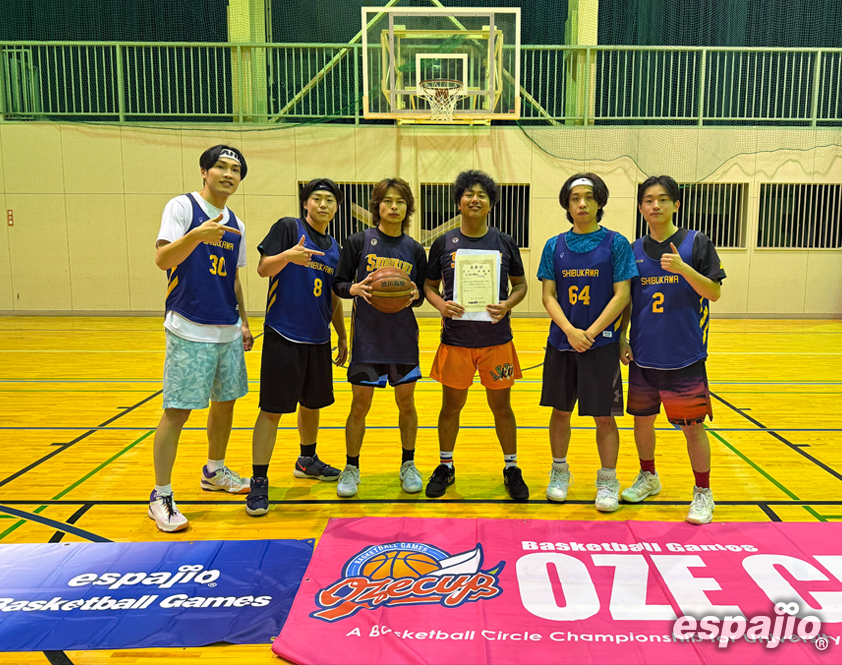 BasketballGames 2025 espajio OZE Autumn CUP 3rdー男子準優勝 てつおの考えるバスケット。