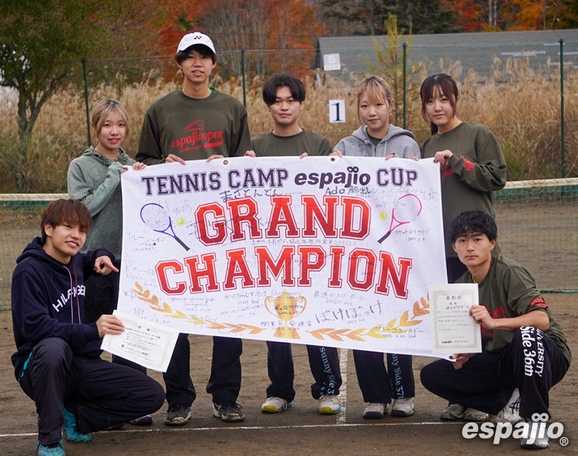 HEAD-TENNIS-CAMPespajioOPEN2025-4th優勝　ゆらぴよず