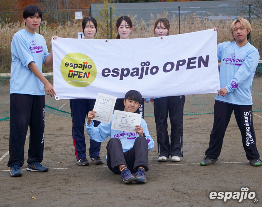 HEAD-TENNIS-CAMPespajioOPEN2025-4th準優勝　タムラをプロデュース