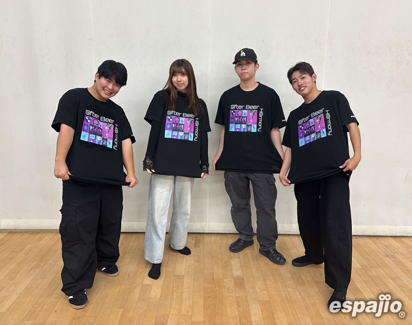 東京学芸大学@fterbeer様オリジナルデザインＴシャツ着用お写真