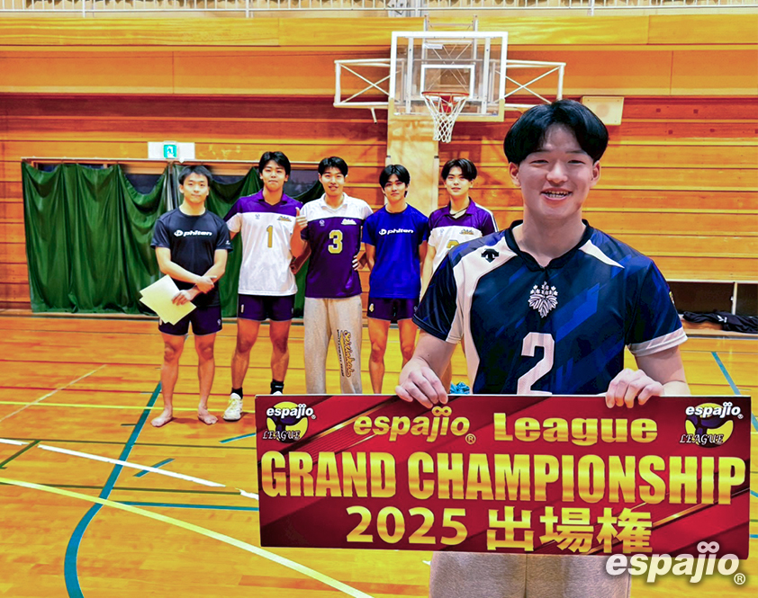 VOLLEYBALLGAMESespajioLEAGUE2025-7th男子優勝清鱗会様
