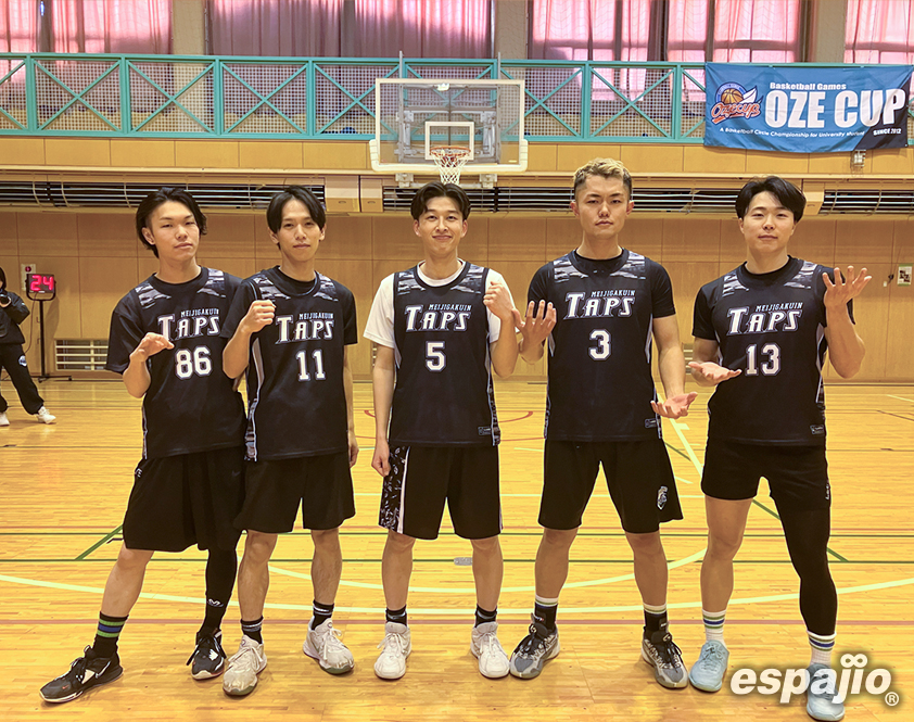 BasketballGames 2025 espajio OZE Autumn CUP 6thーTAPS(A)男子