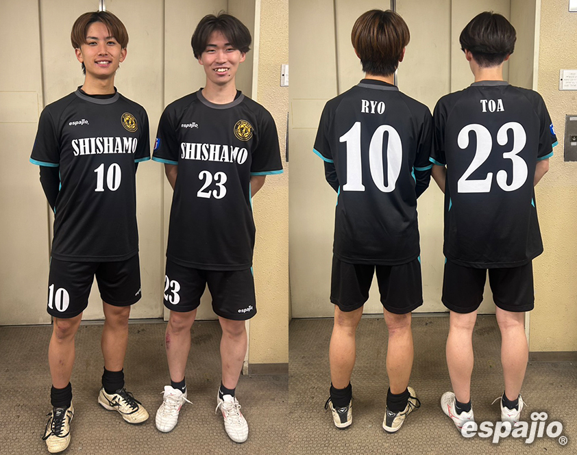 東京国際大学FC.SHISHAMO様オリジナルユニフォーム着用お写真前後