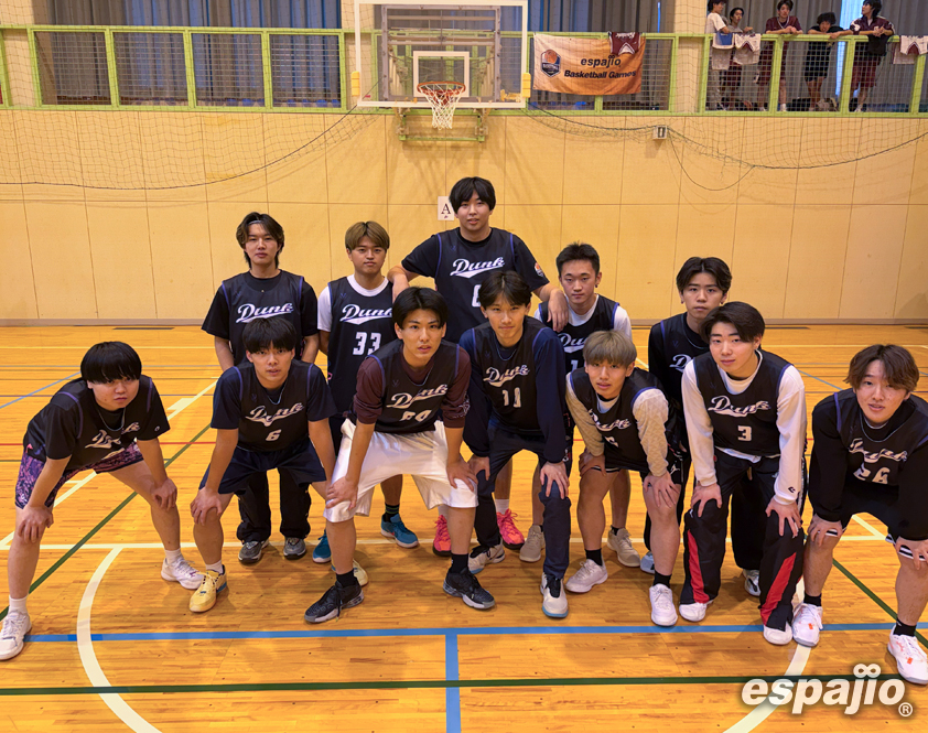 BasketballGames 2025 espajio OZE Autumn CUP 6thーDUNK男子