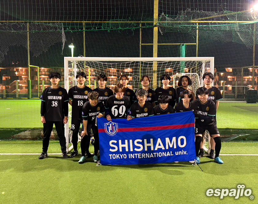 東京国際大学FC.SHISHAMO様オリジナルユニフォーム着用集合お写真