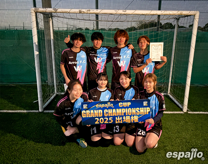 FUTSAL_GAMES_espajioCUP2025_10th_Mix優勝　Arroz F.C