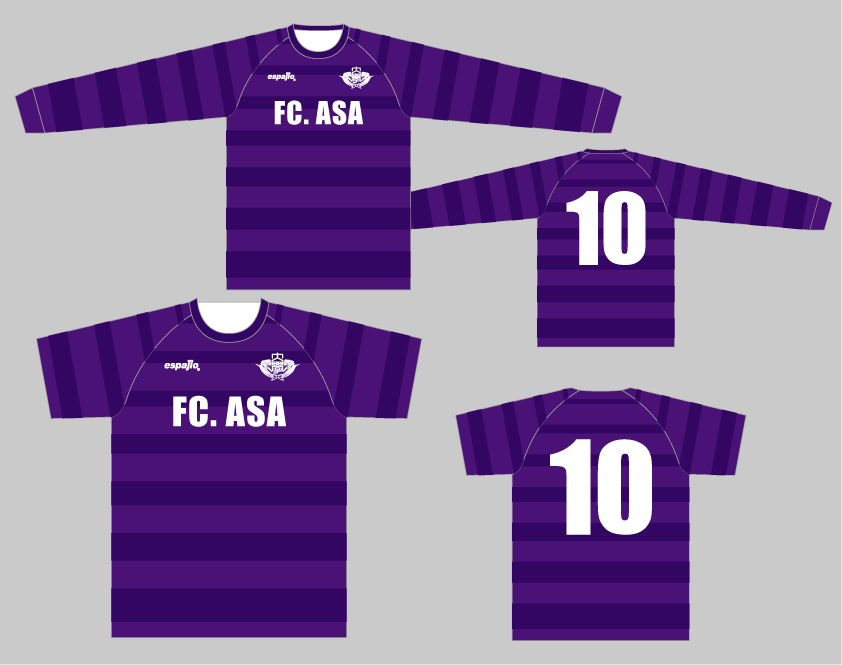 早稲田大学FC.ASA様オリジナルユニフォームデザイン