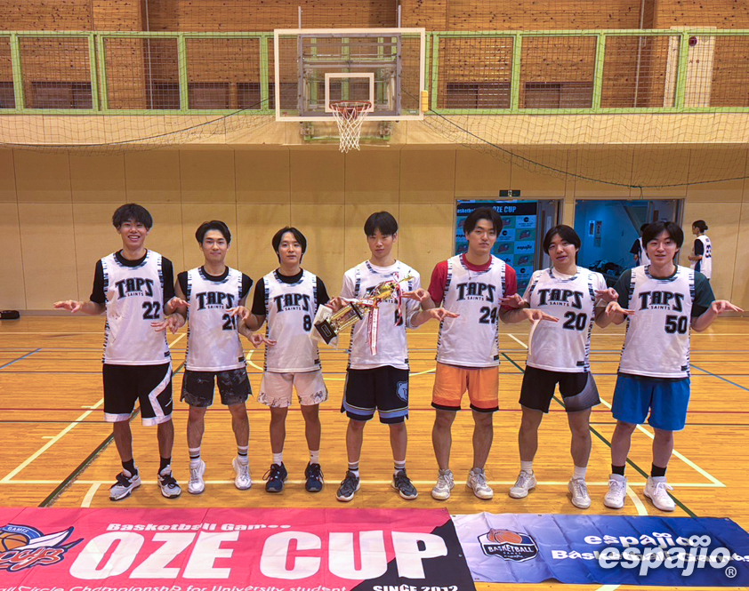 BasketballGames 2025 espajio OZE Autumn CUP 6thー男子優勝　TAPS(B)