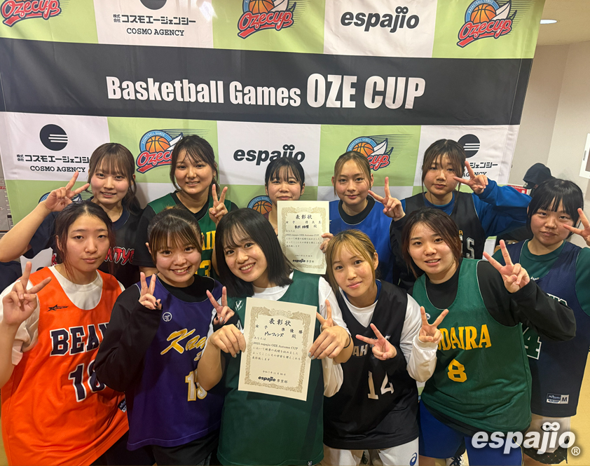 BasketballGames 2025 espajio OZE Autumn CUP 6thー女子準優勝　ドルフィンズ
