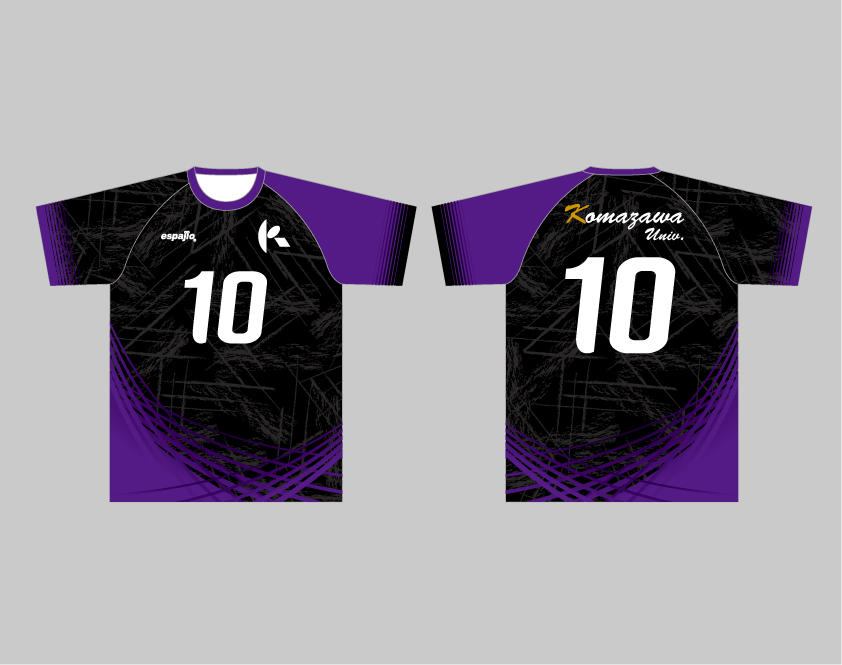 駒澤大学KVC様バレーボールユニフォームデザイン