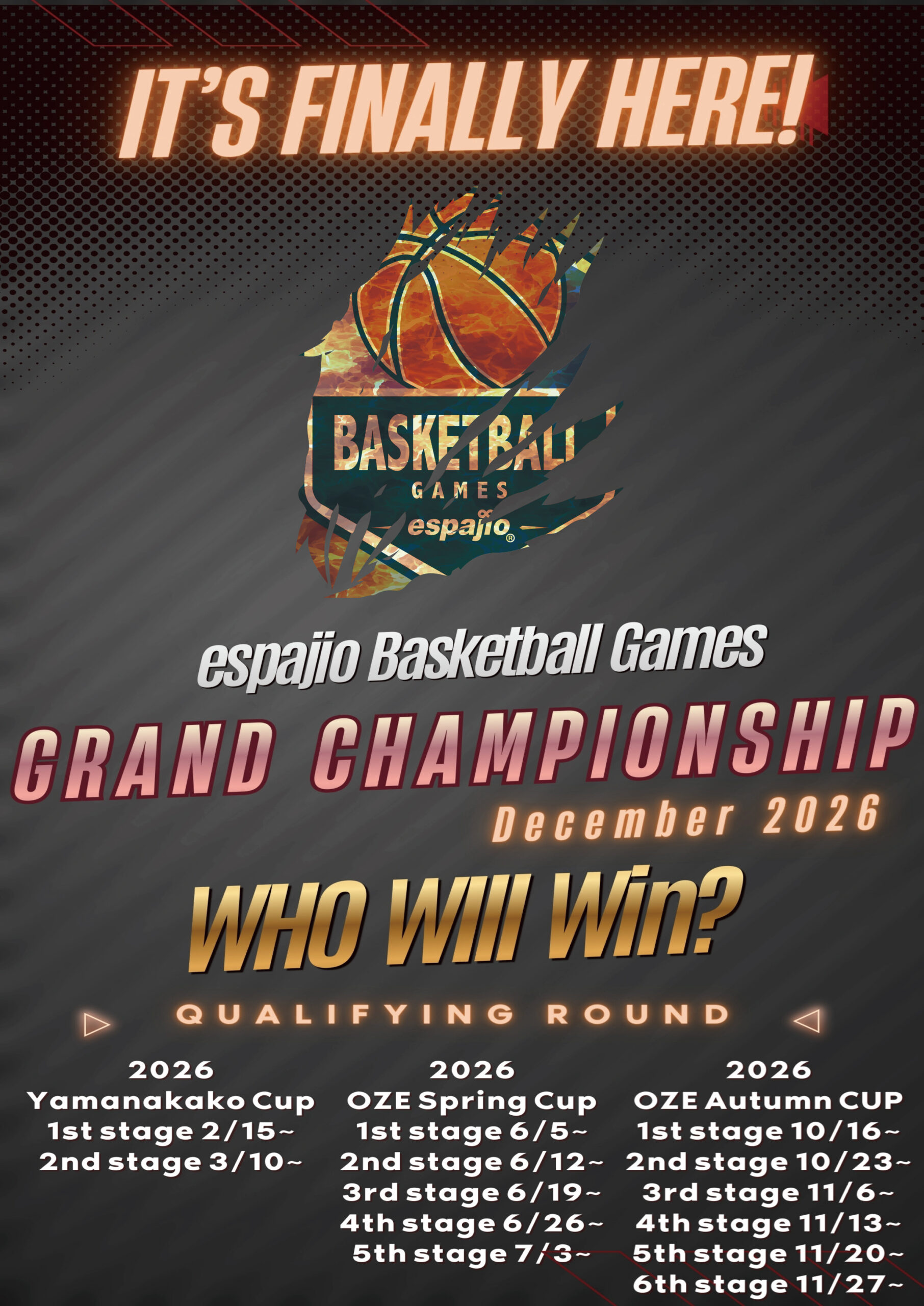 eapajio Basketball Games GRANDCHAMPIONSHIP 2026 告知
