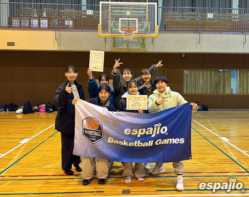 BasketballGames 2026 espajio YAMANAKAKO CUP 2nd STAGEー女子準優勝 Kiffer(A)
