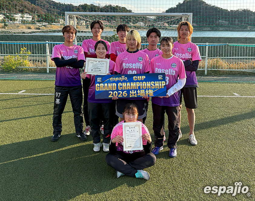 FUTSAL_GAMES_espajioCUP2026_2nd-Mix優勝 Roselia