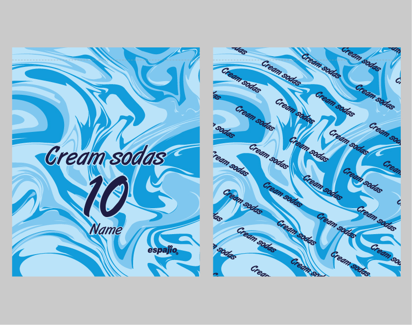 北里大学cream sodas様オリジナルナップサックデザイン
