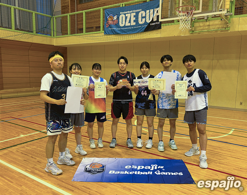 BasketballGames 2026 espajio OZE Golden CUPー優勝 そーせーじパーティ