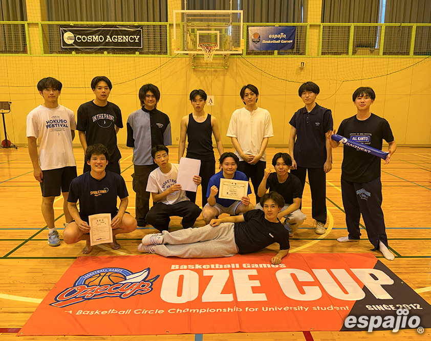Basketball Games 2026 espajio OZE Spring CUP 3rd STAGE ー男子準優勝 BASE
