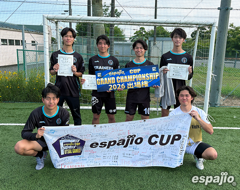 Men's優勝 trainees