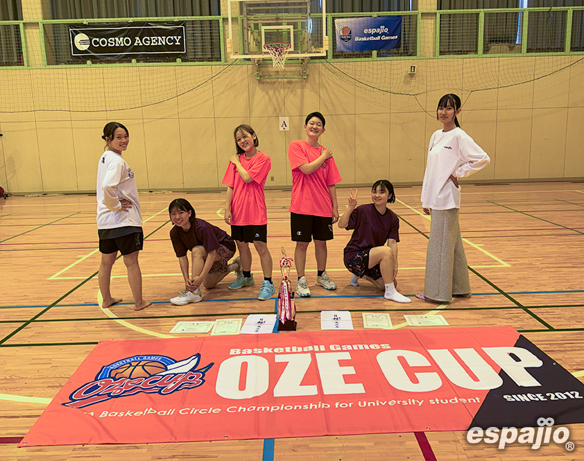 Basketball Games 2026 espajio OZE Spring CUP 3rd STAGE ー女子優勝 湿布すぽんさ〜募集中