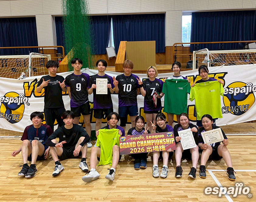 VOLLEYBALLGAMESespajioLEAGUE2026-1stー女子優勝駒澤大学KVC様