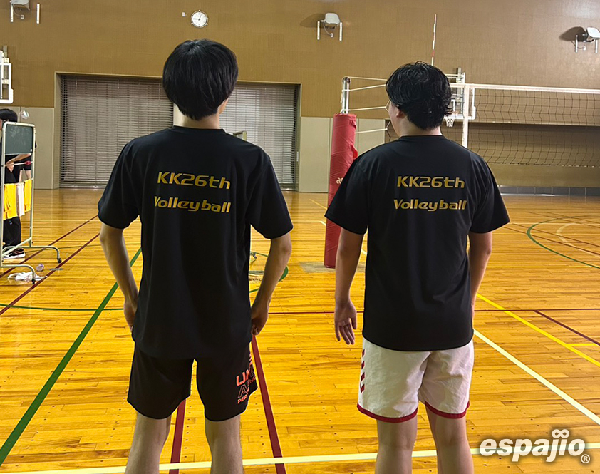 早稲田大学タッチ★ネッツ様クラブＴシャツ着用お写真背面