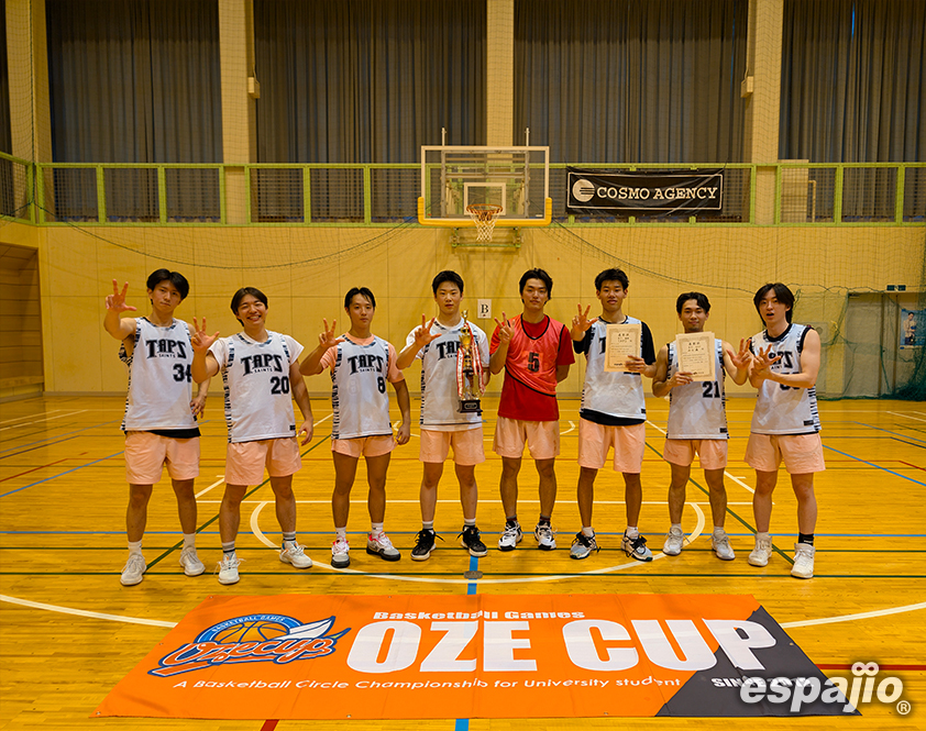 Basketball Games 2026 espajio OZE Spring CUP 5th STAGEー男子優勝　TAPS